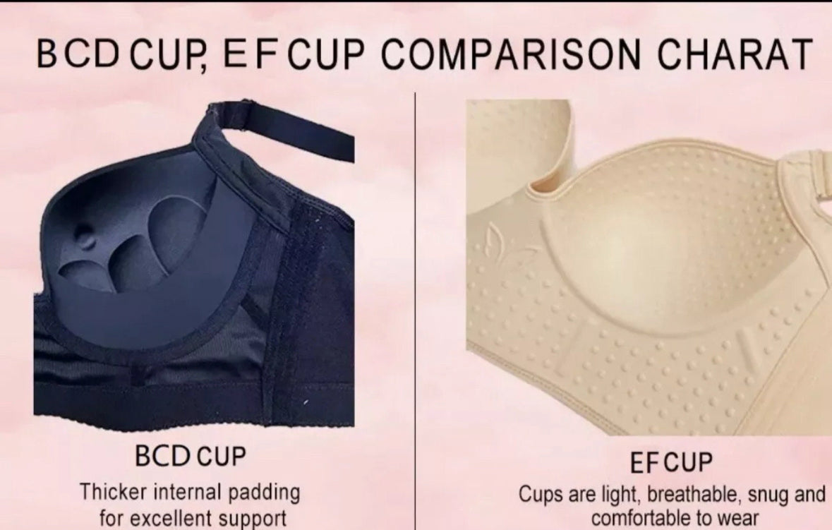 Fashion Deep Cup Bra ( hides bra back bulge)