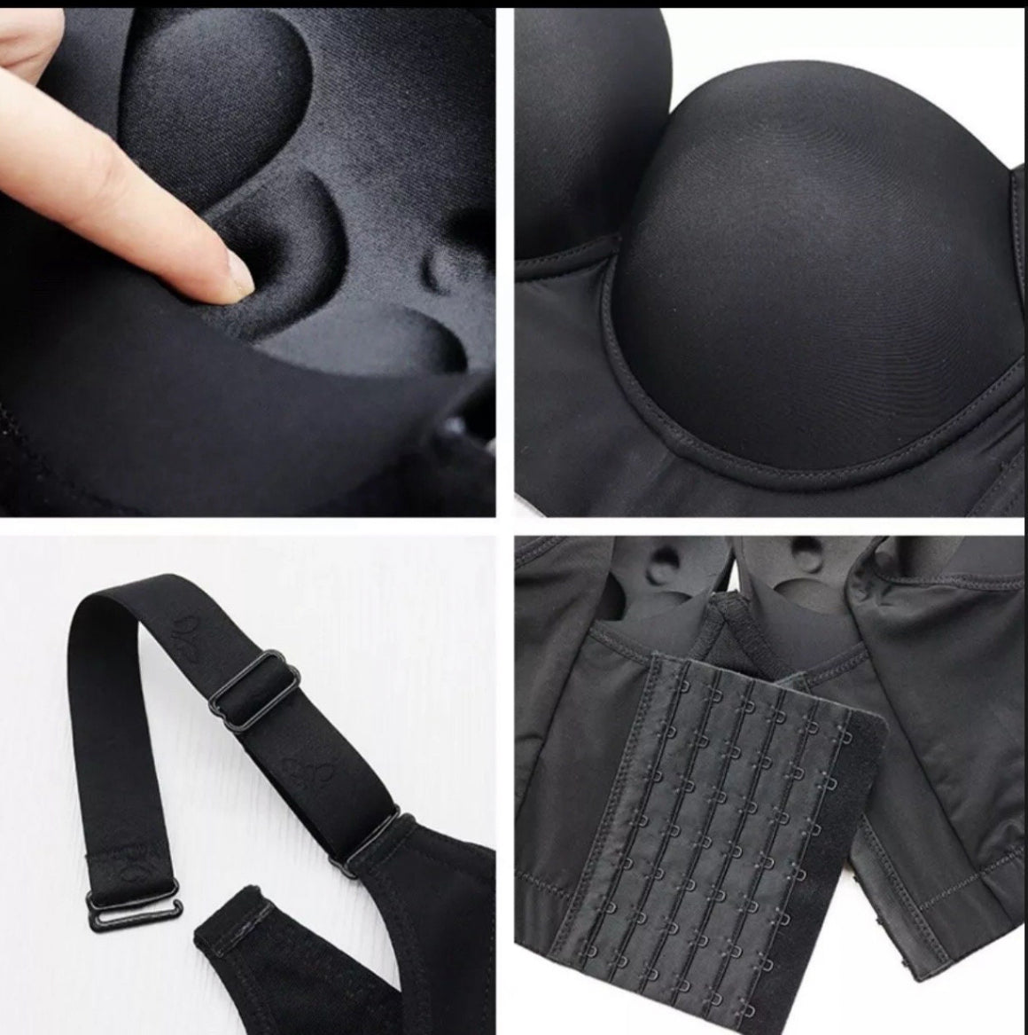 Fashion Deep Cup Bra ( hides bra back bulge)