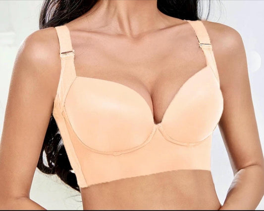 Fashion Deep Cup Bra ( hides bra back bulge)