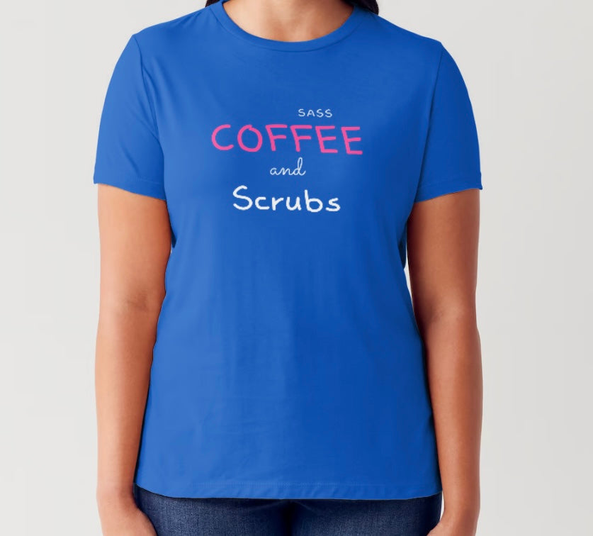 Sass Coffee & Scrubs Tee