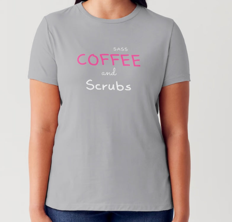 Sass Coffee & Scrubs Tee