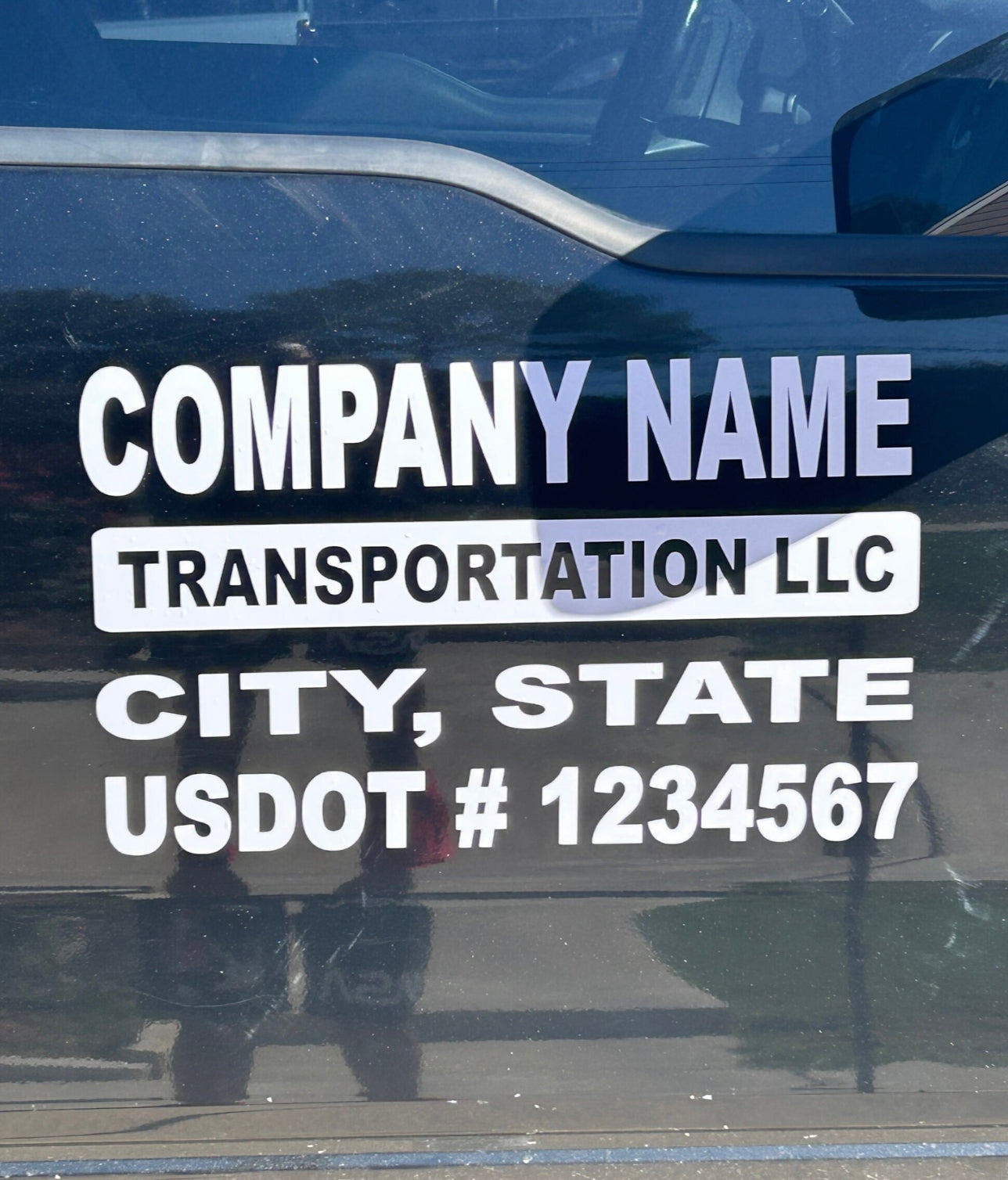 Company Decal Sign