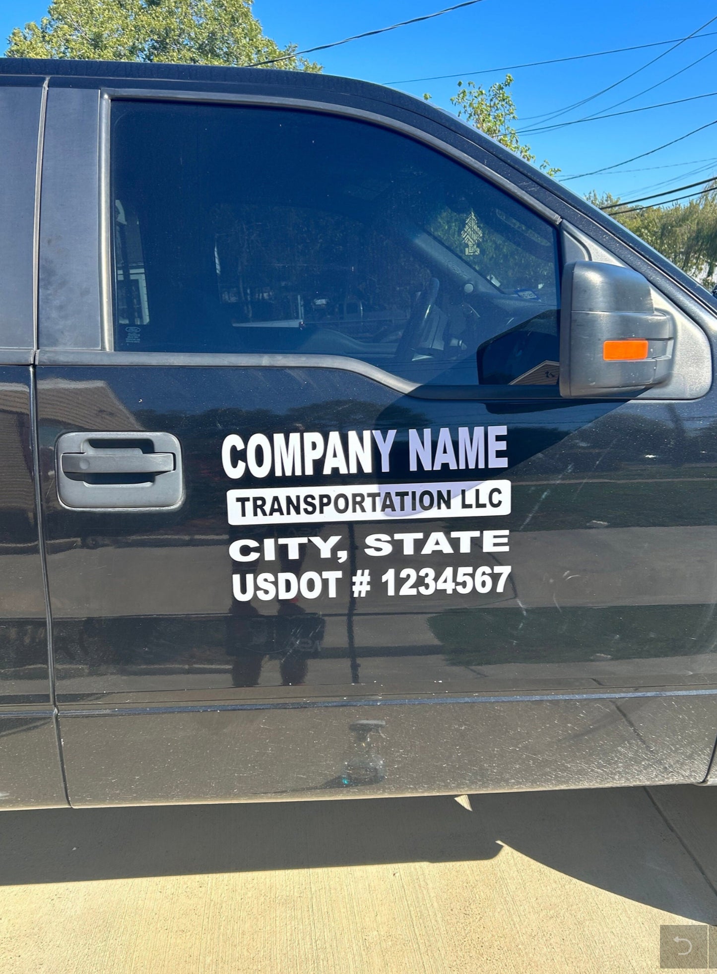 Company Decal Sign